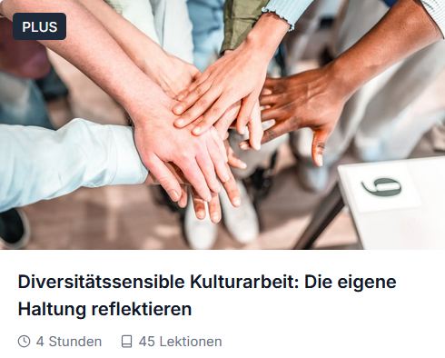 Screenshot des Kurses auf NextStepCulture